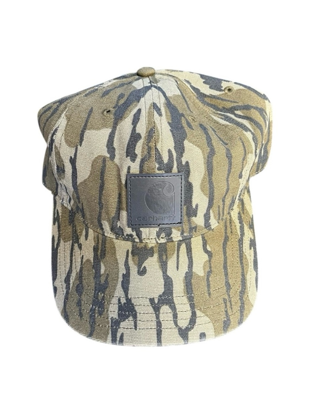 Carhartt Tigerstripe Camo Canvas Hat in Tan & Olive